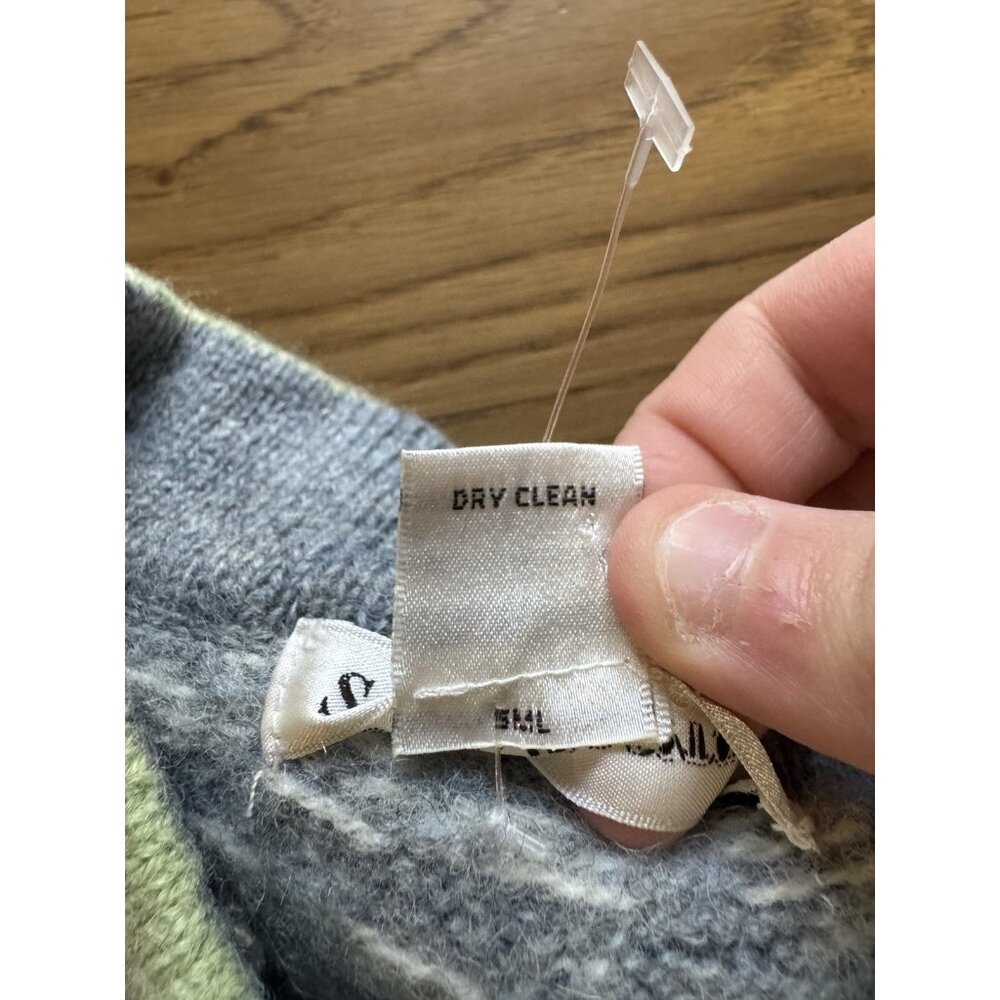 Susan Bristol Cardigan Sweater Women Medium Nordic Wool Metal Clasps Winter City - Picture 9 of 10